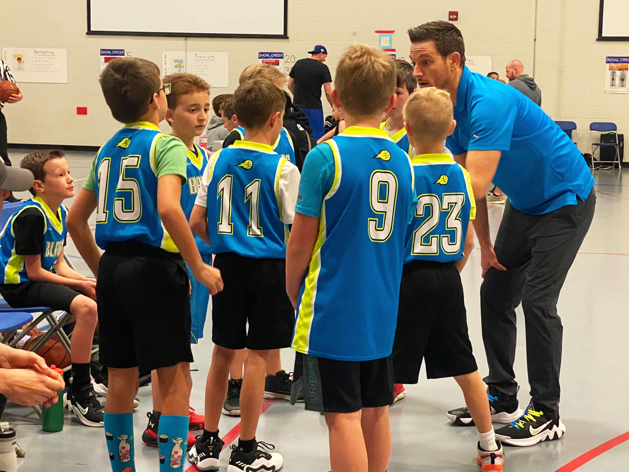 Dr. Brayden Willis coaching and mentoring young athletes