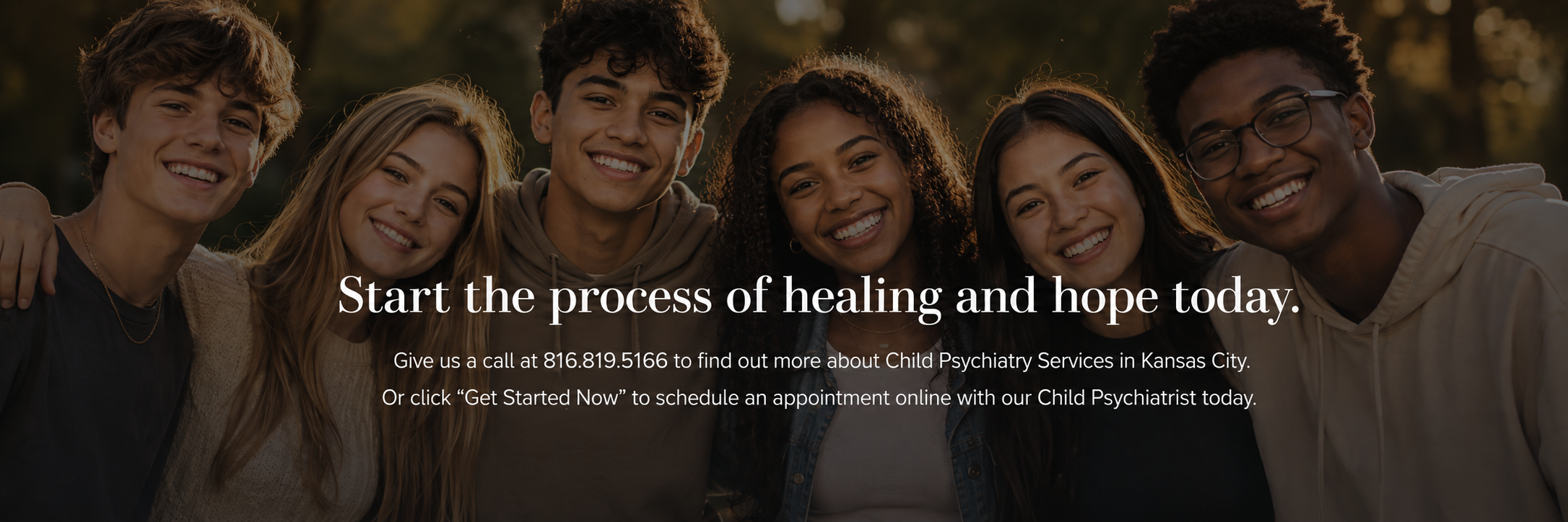 Start the process of healing and hope today. Call 816-819-5166 to learn more about child psychiatry services in Kansas City.