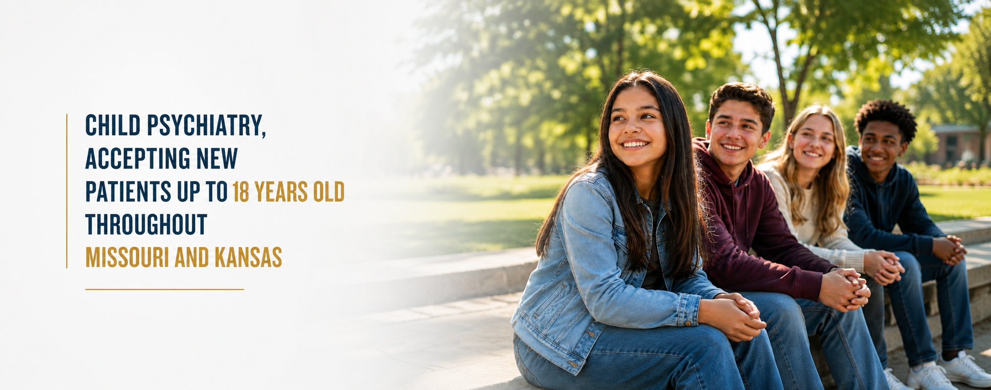 Child Psychiatry accepting new patients up to 18 years old throughout Missouri and Kansas