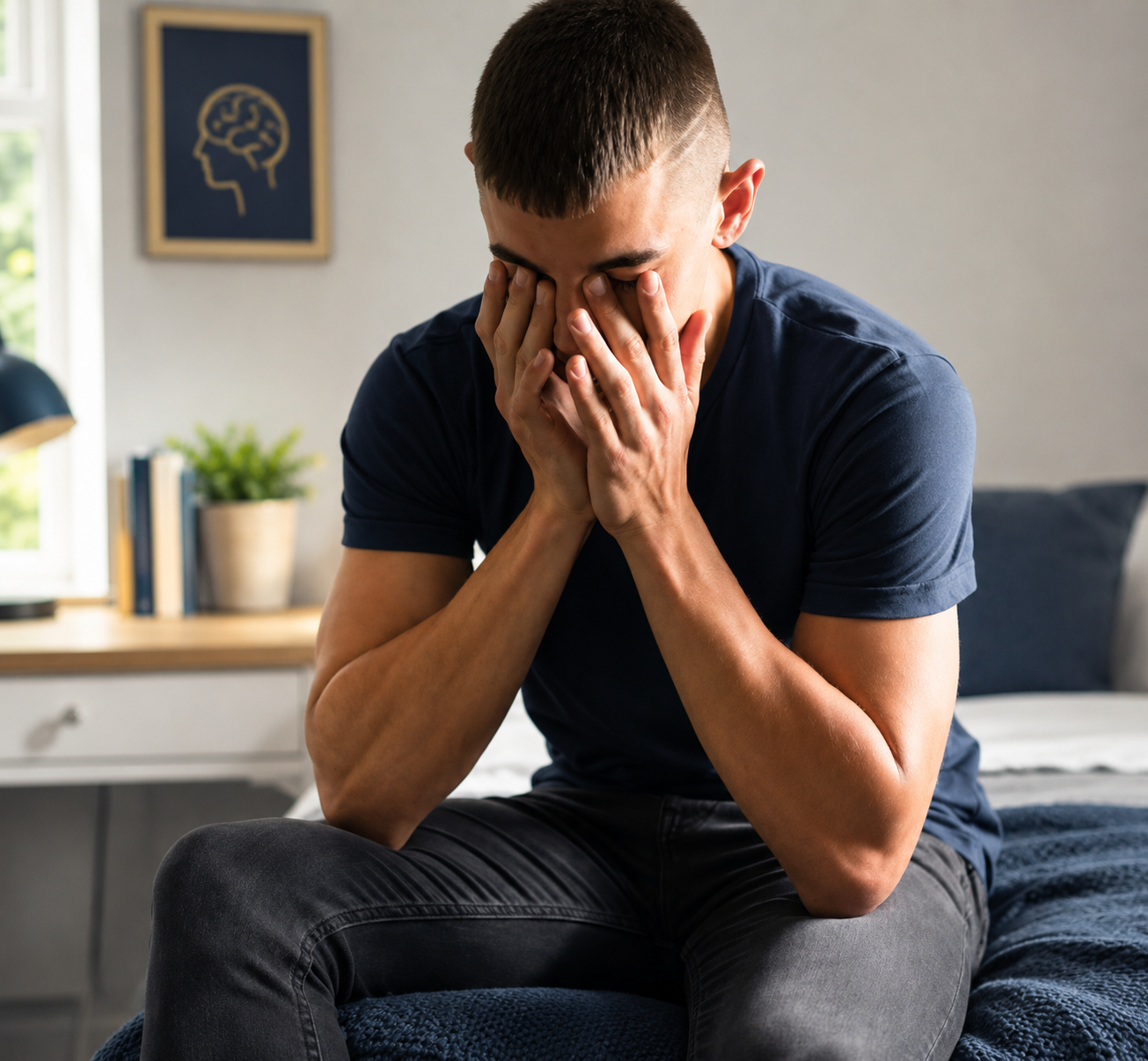 Teen experiencing emotional distress